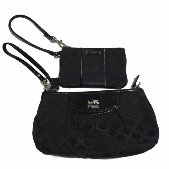 COACH 2 Clutches Black Bundle - Picture 6 of 9